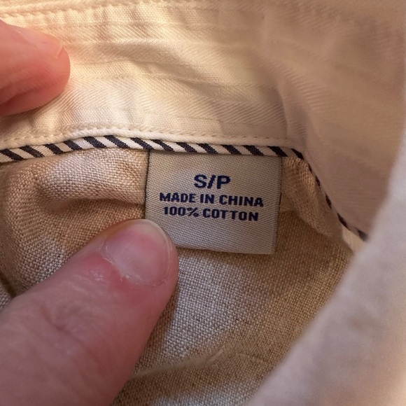 Tommy Bahama Men’s Small White Seersucker Stripe Button Down Beach Travel Casual - Picture 6 of 12